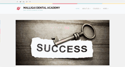 Desktop Screenshot of malligaidentalacademy.com