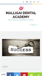Mobile Screenshot of malligaidentalacademy.com